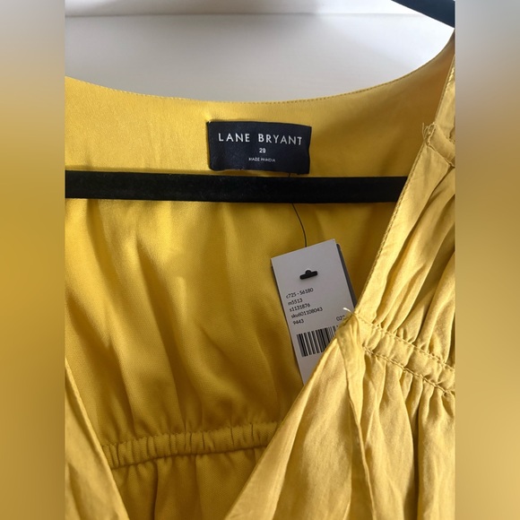 Lane Bryant Short Sleeve Solid Dresses Midi - Picture 4 of 5